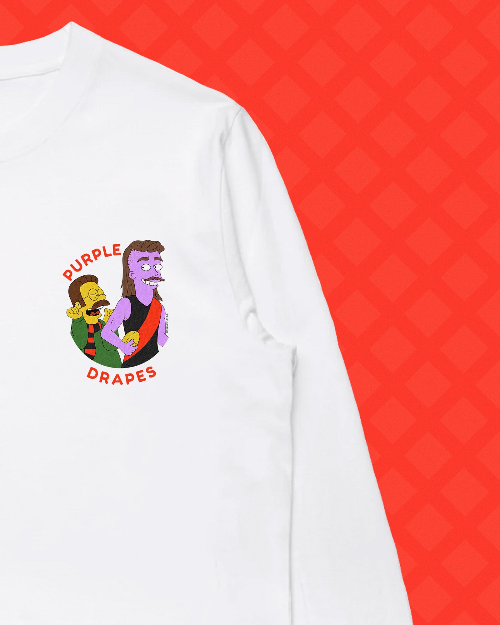 PURPLE DRAPES LONG SLEEVE