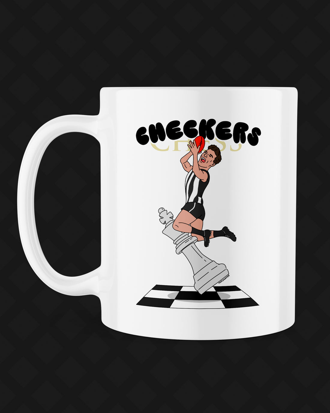 CHECKERS MUG
