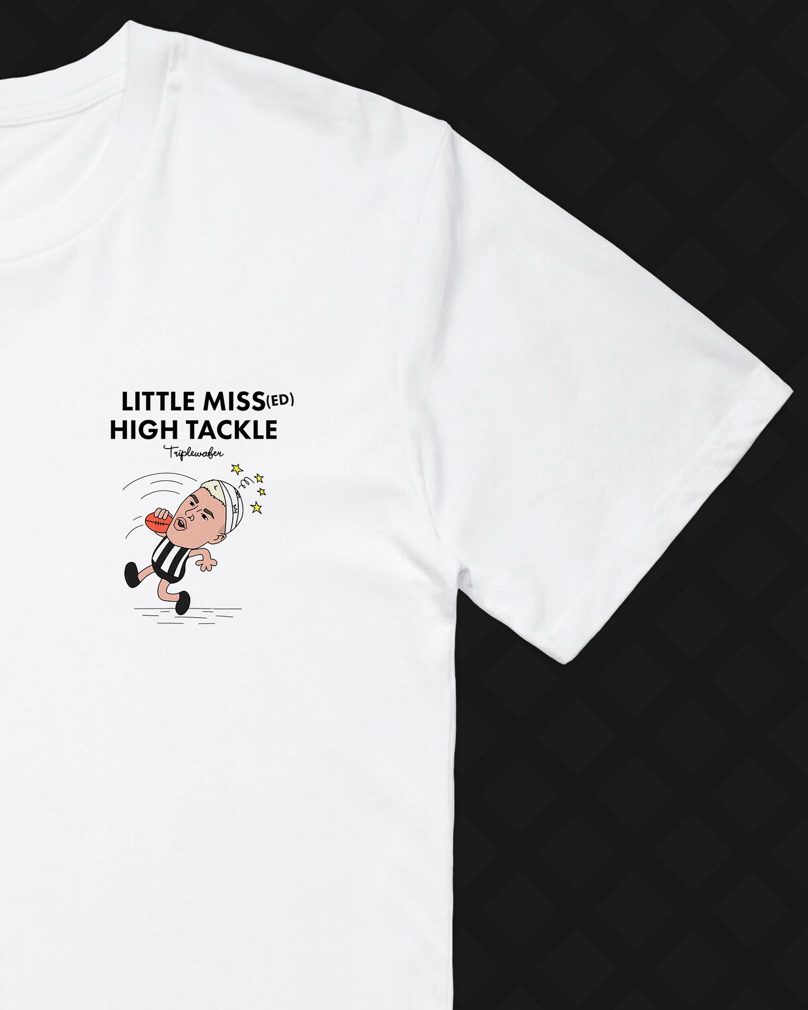 LITTLE MISSED HIGH TACKLE TEE